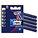 35x Gillette Blue II Disposable Razors Dual Blades Plus Chromium Coating 5pk x 7