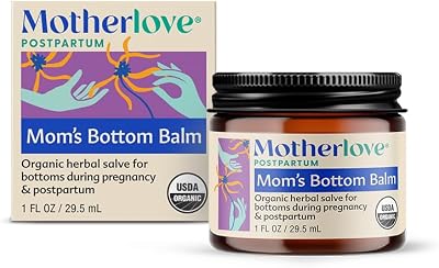 Motherlove Rhoid Balm 1 oz 30ml Organic USDA Certified Cruelty Free