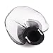Valdler Elegant Women Lady Girls Feather Net and Veil Fascinator Hair Clip Hat Hair Accessories Clip (Black)