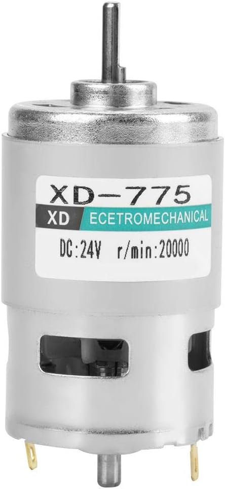 Vikye XD-775 Electric Motor 12V 24V High Torque Speed Low Noise Double Ball