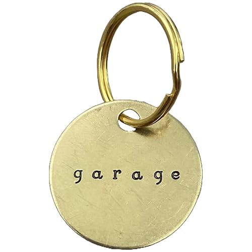 Metal Key Labels Keychain Identifier Tags with Keyrings Key