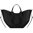 Vegan Leather Tote Handbag Large Capacity Top-handle Purse Shoulder Bags for Woman Trendy Tote Top Handle Satchel