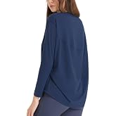 altiland Buttery Soft Boat Neck Long Sleeve Workout Shirts for Women | Running, Gym, Athletic, Yoga Tops, Loose Fit
