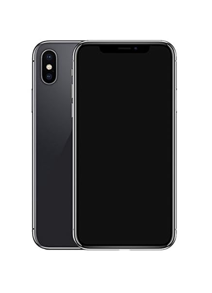 Dummy-Display gefälschte Telefon Metallic-Modell nicht funktionierende Replik Telefon für Phone X 10 (Grau Schwarz-Bildschirm