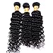 Oriental Show 8~30 inches 6A Brazilian Deep Wave, 1 bundle(100g), 100% Unprocessed Virgin Human Hair, Natural Color (14)