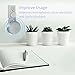 Burrizei Wall Mount for Google Home Mini Without Mess Wires Or Screws, A Space-Saving Solution for Your Google Home Mini (2PACK White)