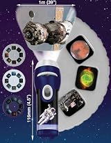 Brainstorm TOYS Space Torch and Projector with 24 NASA Images view 6