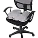 L'ALYSSE Coccyx and Sciatica Orthopedic Comfort Memory Foam Seat Cushion for Office Chair, Truck Drivers,planes and Cars (grey)