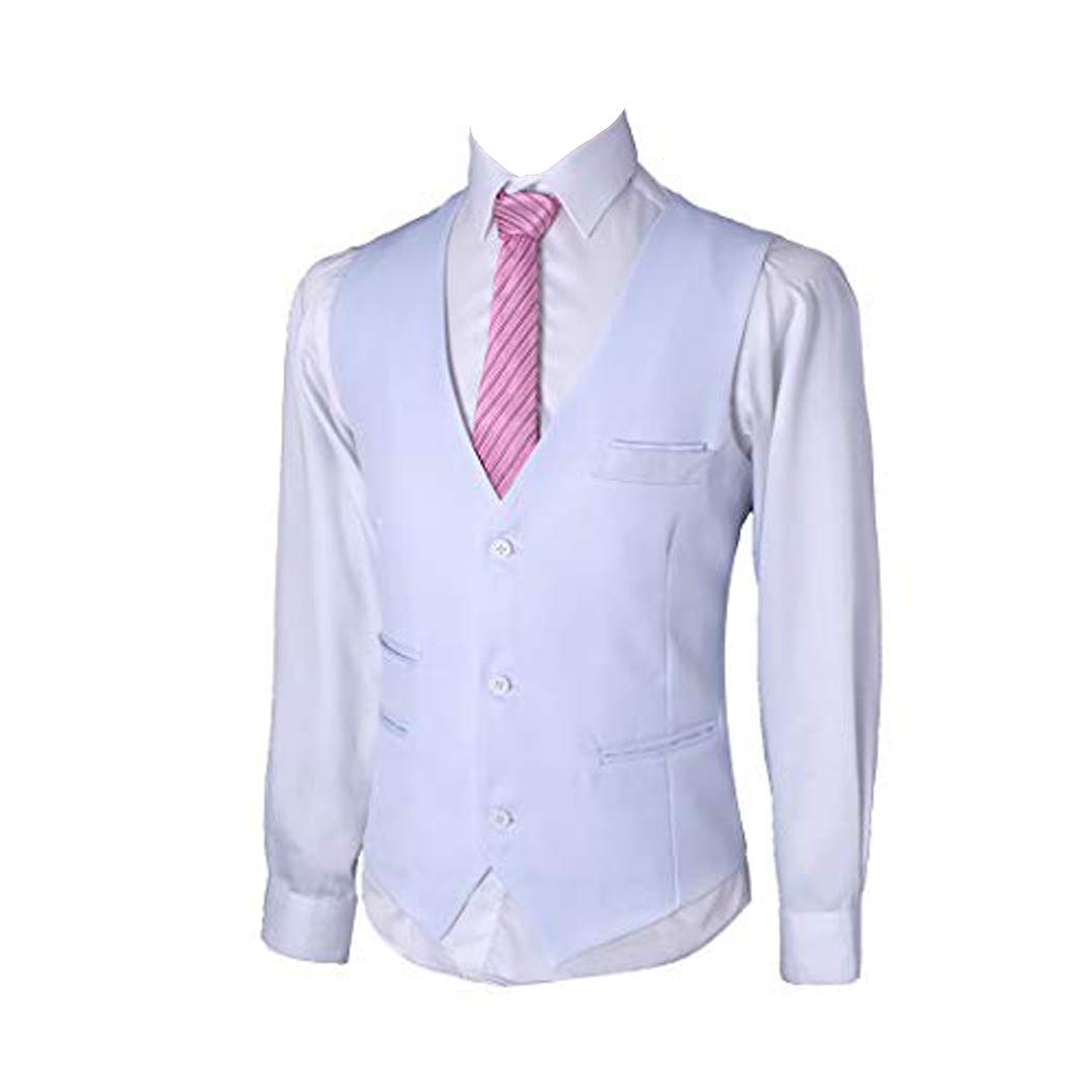 Maxudrs New Men's V-Neck Sleeveless Slim Fit Jacket Casual Suit Vests Skinny Waistcoat MA520