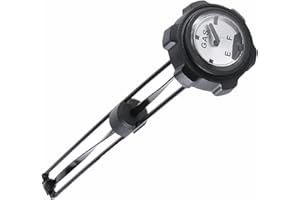 BE-TOOL Fuel Gauge Gas Cap, Real-Time Reading, Heavy Duty Sealed Threaded Tank Cap Replacement for OEM 1240119 (323mm/13.5in)