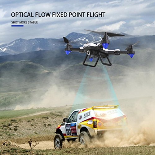 Wifi FPV Drone with 720P Wide-Angle HD Camera Live Video RC Quadcopter with Altitude Hold, Gravity Sensor Function, RTF and Easy to Fly for Beginner (A) - Thumbnail 2