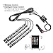 Car LED Strip Light, EJ’s SUPER CAR 4pcs 48 LED DC 12V Multicolor Music Car Interior Lights LED Under Dash Lighting Atmosphere Neon Lights Kit with Sound Active Function and Wireless Remote Control…thumb 2