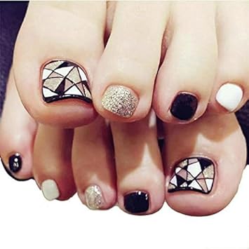 Buy Acrylic False Toenails Shinning 
