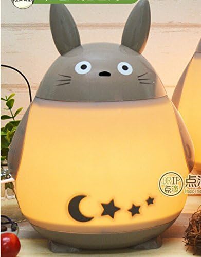 Smartqueen Creative My Neighbor Totoro Lamp Lovely Bed Night Light Home Decor Home Bedroom (Smile)