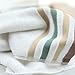 Maypluss 3-pack 100% Bamboo fiber Hand Towels in 12 x 27.5 inch,Easy Care,Maximum Softness and Absorbency Striped Towels