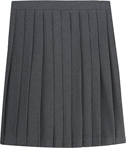 French Toast School Uniform Girls Pleated Skirt, Gray, 18