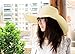 Ayliss Womens Sun Straw Hat Wide Brim UPF 50 Beach Floppy Beach Hats for Women UV Protection Summer Beach Hats (Style #1 Beige)