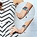 TOMAZON Compatible Apple Watch Band Series 4/3/2/1 38mm 40mm, Unique Handmade Luminous Pearl Adjustable iWatch Bracelet Metal Link Wristband with Perfume Storage Pendant for Women Girl - White