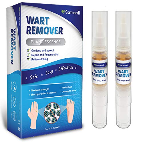 Samsali Wart Remover, Maximum Strength, Easy and Painless Wart Remover,  Removing all Kinds of Common Warts, Best Wart Remover for Removing Warts