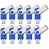 20PCS 2GB USB2.0 Flash Drive Memory Stick Pen Drive Swivel Design Blue