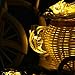 LuckLED Original Moon Solar String Lights, 20ft 30 LED Christmas Lights with Light Sensor for Outdoor, Gardens, Homes, Wedding, Christmas Party and Holiday Decor(Warm White)