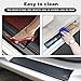 PAMISO 8pcs Car Door Sill Scuff Guard, Welcome Pedal Protect, Anti-kick Scratch for Cars Doors
