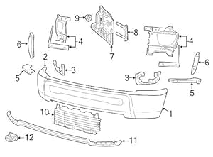 Amazon Com Mopar Bracket Front Bumper 68064309aa