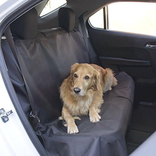 Extra Thick Waterproof Black Vehicle Seat Cover Back Lined Bench and Seat Protector With Carry Case