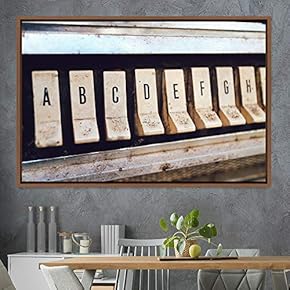 signwin Framed Canvas Wall Art Pressed Quotes 3D...