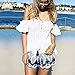 Kshion Women Summer Lace Embroidery Bohemian Casual Shorts Pants