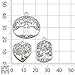 Youdiyla 60 PCS Tree of Life Charms Collection - Mixed Antique Silver Colors Round Heart Oval Tree Metal Alloy Pendants for Jewelry Making DIY Findings (HM96)