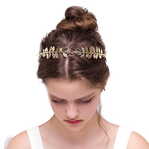 Missgace gold / silver leaves bridal crown-wedding head…