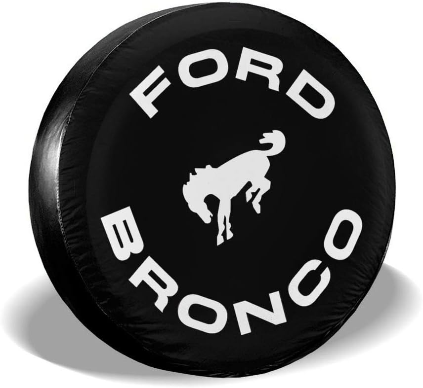 Ford Bronco Spare Tire Cover Wheel Tire Cover Fit for All Cars