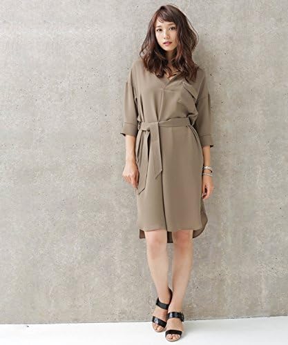 Amazon Co Jp ナノ ユニバース Nano Universe トレンチ風op F ネイビー W 服 ファッション小物