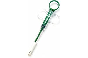 GENERIC Cat Pill Shooter, Integrated Pet Pill Popper for Cats and Dogs, Pet Piller Gun for Small Animals, Dog Medicine Dispenser with Fixed Soft Tip, Silicone & ABS (Green)