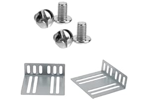 Songholee Universal Double DIN Installation Kit for Car Stereo Radio – Metal Mounting Bracket & Dash Frame with Screws, Compa