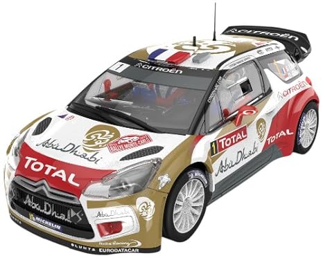 Scalextric Citroën DS WRC Abu Dhabi coche slot Educa Borrás AS