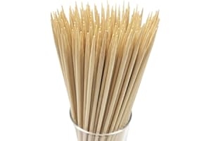 HOPELF 2400 Count Bamboo Toothpicks Skewers For Appetizer,Olive,Barbecue,Fruit,Cocktail,Teeth Cleaning,Double-Points Wooden Toothpick.