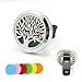 Tree of Life 316L Stainless Steel Car Air Freshener Aromatherapy Essential Oil Diffuser Locket With Vent Clip