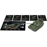 Gale Force Nine World of Tanks - Soviet T-54 Tank Miniature Expansion | Pre-assembled 1/100 Scale Tank Model, 5 Crew &amp; Upgrade Cards, Compatible with World of Tanks Miniatures Game