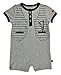 Calvin Klein Baby-Boys Infant Gray Romper