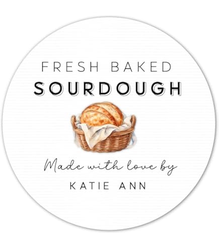 "From The Kitchen Of" Food Stickers - Personalized Labels For Baked Goods & Gifts