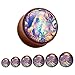 KUBOOZ Sea Shell Center Wooden Ear Plugs Tunnels Gauges Stretcher Piercings Jewelry