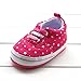 Kuner Baby Girls' Canvas Rubber Sole Sneaker First Walkers Shoes
