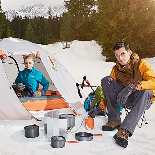 ZoZoMaiy Draagbare Outdoor Camping Fornuis Voorruit 10 Platen Opvouwbaar Outdoor Camping Fornuis Windscherm Aluminium… - Image 5