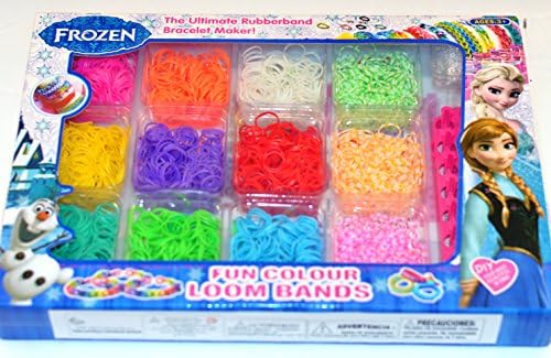 Ultimate Loom Rubber Bands! Frozen Bracelet Knitting Craft Kit! Best Loom Band for DIY Jewelry