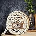 Ugears Monowheel 3D Mechanical Wheel, Wooden Model for Self Assembling, DIY, Brainteaser, Best Gift