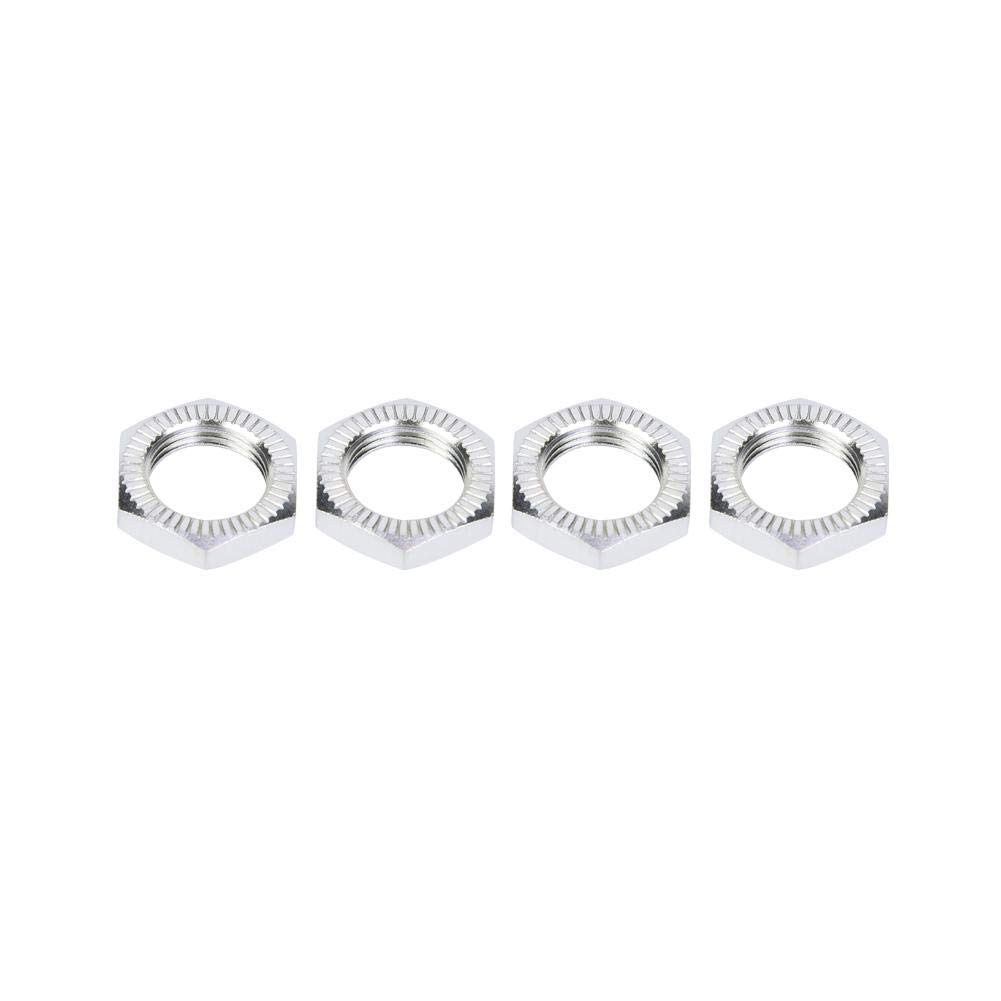VGEBY1 RC Car Wheel Nuts, 1/8 Key Nut 17mm Aluminum Alloy Car RC Car (Silver) Model Car Accessories