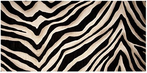 Ralph Lauren Home Tangiers Basketweave Zebra Ebony Fabric By The Yard