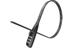 WARLION Zip Tie Lock - 3-Digit Adjustable Cable Lock, for Bike Rack, Motorcycle Helmet, Skateboard, Skis, French Door, Stroller & Cabinet - Ideal for Lightweight Security (1 Pack)